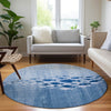 Piper Looms Chantille Nautical ACN627 Blue Area Rug