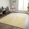 Piper Looms Chantille Nautical ACN627 Gold Area Rug Lifestyle Image Feature