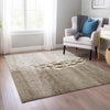 Piper Looms Chantille Nautical ACN627 Taupe Area Rug Lifestyle Image Feature