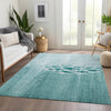 Piper Looms Chantille Nautical ACN627 Teal Area Rug Lifestyle Image Feature