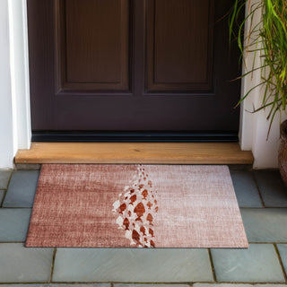 Piper Looms Chantille Nautical ACN627 Terracotta Area Rug