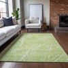 Piper Looms Chantille Lines ACN628 Aloe Area Rug Lifestyle Image Feature