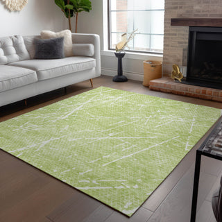 Piper Looms Chantille Lines ACN628 Aloe Area Rug