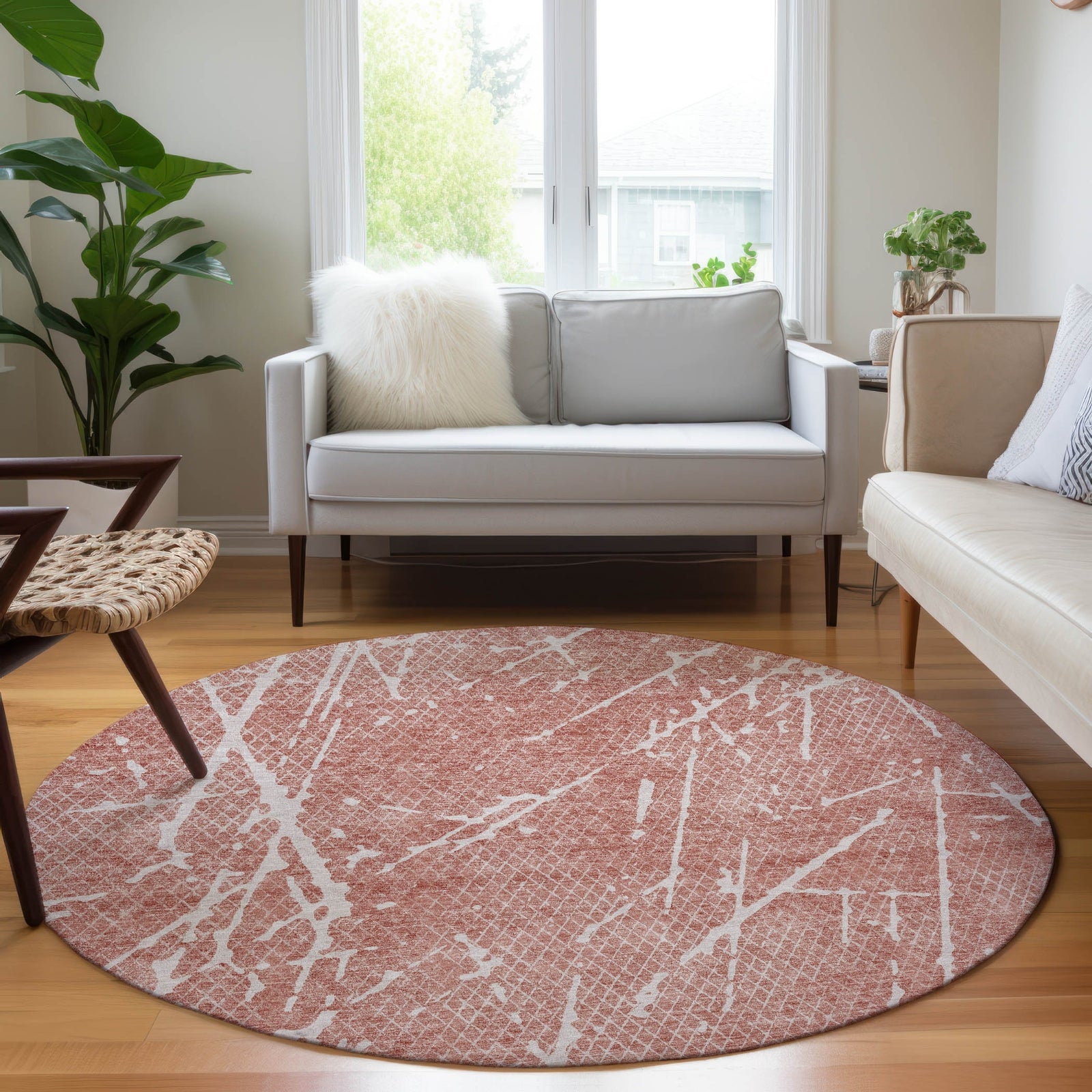 Piper Looms Chantille Lines ACN628 Blush Area Rug – Incredible Rugs and ...