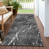 Piper Looms Chantille Lines ACN628 Charcoal Area Rug