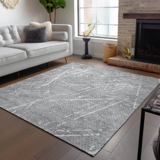 Piper Looms Chantille Lines ACN628 Gray Area Rug