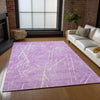 Piper Looms Chantille Lines ACN628 Lilac Area Rug