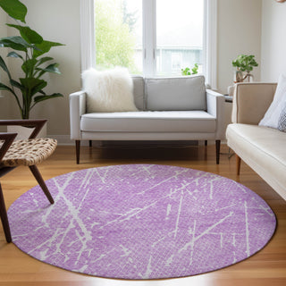 Piper Looms Chantille Lines ACN628 Lilac Area Rug