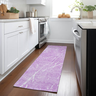 Piper Looms Chantille Lines ACN628 Lilac Area Rug