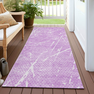 Piper Looms Chantille Lines ACN628 Lilac Area Rug