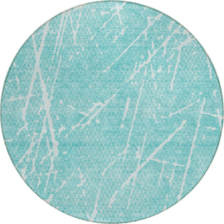 Piper Looms Chantille Lines ACN628 Teal Area Rug