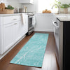 Piper Looms Chantille Lines ACN628 Teal Area Rug