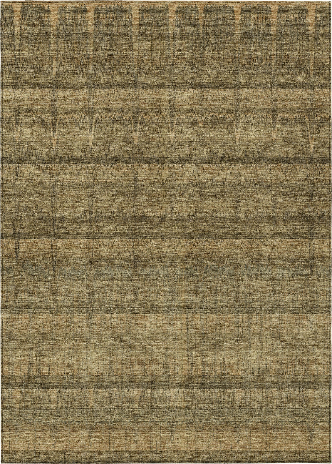 Piper Looms Chantille Stripes ACN629 Brown Area Rug