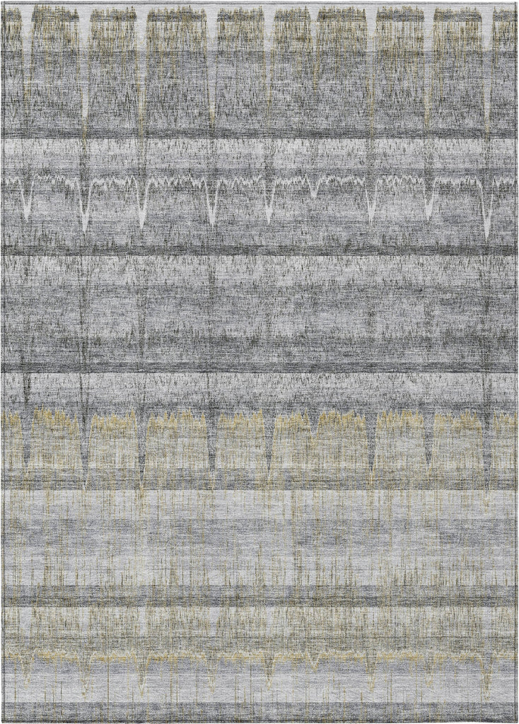 Piper Looms Chantille Stripes ACN629 Gray Area Rug