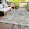 Piper Looms Chantille Stripes ACN629 Gray Area Rug