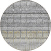 Piper Looms Chantille Stripes ACN629 Gray Area Rug