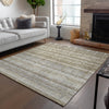 Piper Looms Chantille Stripes ACN629 Taupe Area Rug