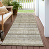 Piper Looms Chantille Stripes ACN629 Taupe Area Rug