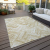 Piper Looms Chantille Modern ACN630 Beige Area Rug