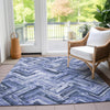 Piper Looms Chantille Modern ACN630 Blue Area Rug