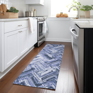 Piper Looms Chantille Modern ACN630 Blue Area Rug