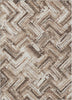 Piper Looms Chantille Modern ACN630 Brown Area Rug