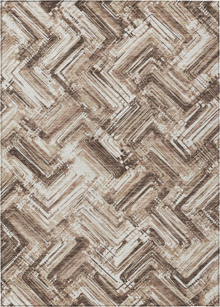 Piper Looms Chantille Modern ACN630 Brown Area Rug