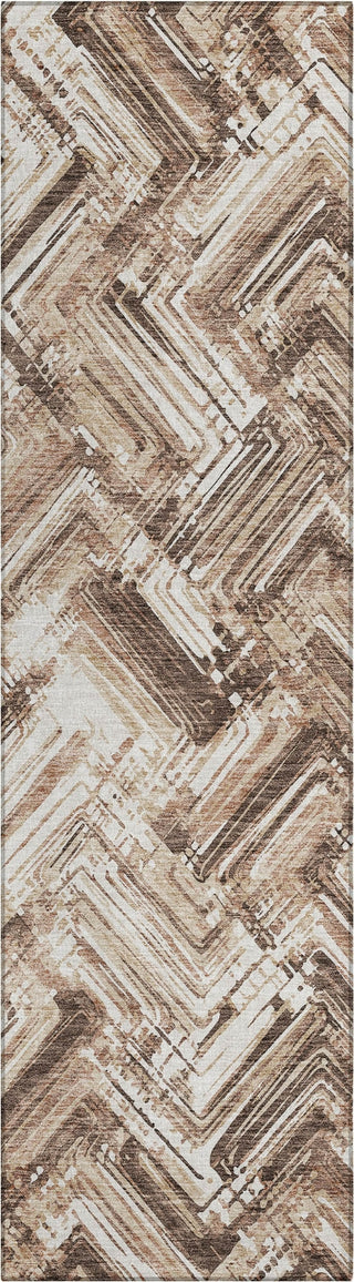 Piper Looms Chantille Modern ACN630 Brown Area Rug