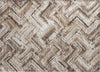 Piper Looms Chantille Modern ACN630 Brown Area Rug