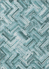 Piper Looms Chantille Modern ACN630 Teal Area Rug