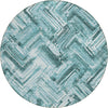 Piper Looms Chantille Modern ACN630 Teal Area Rug