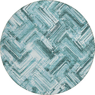 Piper Looms Chantille Modern ACN630 Teal Area Rug