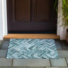 Piper Looms Chantille Modern ACN630 Teal Area Rug