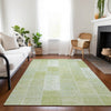 Piper Looms Chantille Patchwork ACN631 Aloe Area Rug