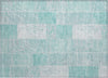 Piper Looms Chantille Patchwork ACN631 Aqua Area Rug