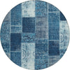 Piper Looms Chantille Patchwork ACN631 Blue Area Rug