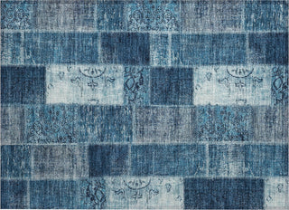 Piper Looms Chantille Patchwork ACN631 Blue Area Rug