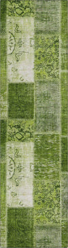 Piper Looms Chantille Patchwork ACN631 Olive Area Rug