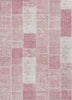 Piper Looms Chantille Patchwork ACN631 Pink Area Rug