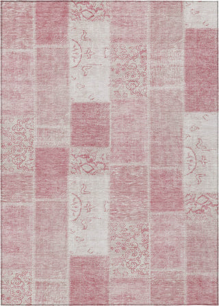 Piper Looms Chantille Patchwork ACN631 Pink Area Rug