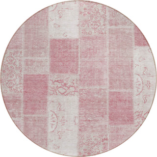 Piper Looms Chantille Patchwork ACN631 Pink Area Rug