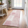 Piper Looms Chantille Patchwork ACN631 Pink Area Rug