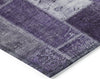 Piper Looms Chantille Patchwork ACN631 Purple Area Rug