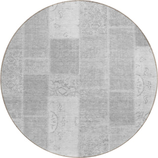 Piper Looms Chantille Patchwork ACN631 Silver Area Rug