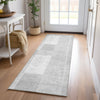 Piper Looms Chantille Patchwork ACN631 Silver Area Rug
