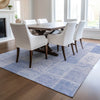 Piper Looms Chantille Patchwork ACN631 Sky Area Rug Lifestyle Image Feature