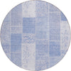 Piper Looms Chantille Patchwork ACN631 Sky Area Rug