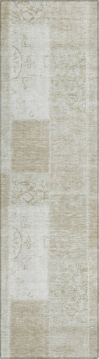 Piper Looms Chantille Patchwork ACN631 Taupe Area Rug