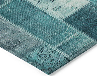 Piper Looms Chantille Patchwork ACN631 Teal Area Rug