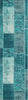 Piper Looms Chantille Patchwork ACN631 Teal Area Rug